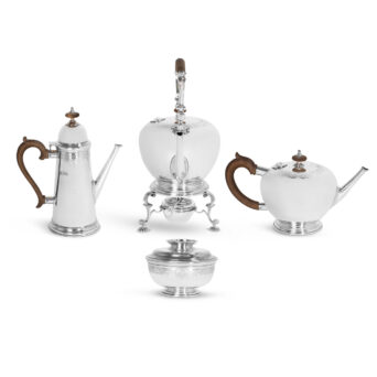 Antique English Silver 4 Piece Tea and Coffee Set