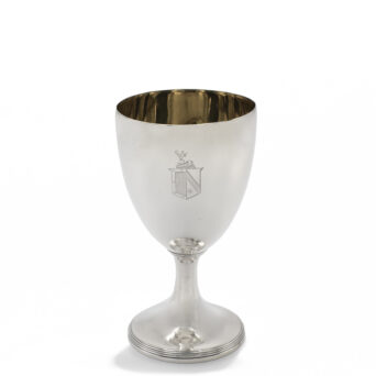 George III Antique English Silver Goblet