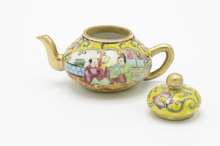 Antique Miniature Chinese Teapot - Wyler Antiques