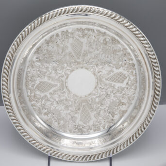 American Silver Plate Pie Dish