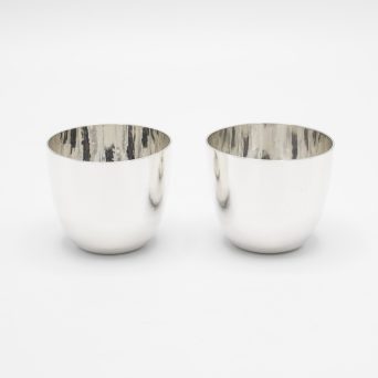 Pair of American Sterling Silver Tumbler Cups