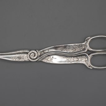 Antique American Tiffany and Company Silver Grape Scissors