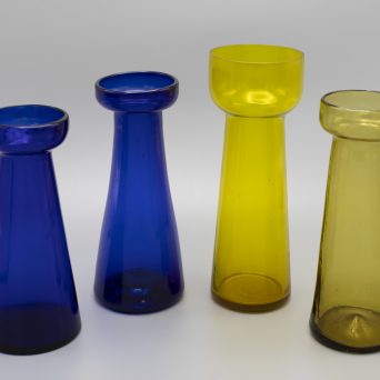 Antique English Glass Hyacinth Vases