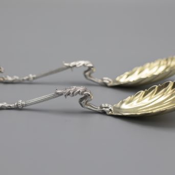 Pair of American Silver Tiffany and Company Spoons