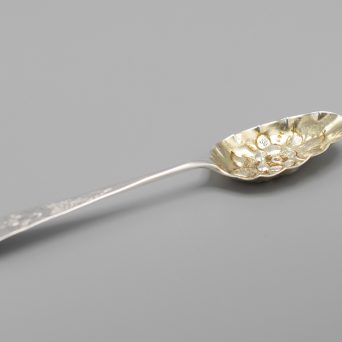 Antique George III English Silver Jam Spoon