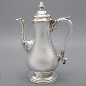 English Silver Plate Coffee Pot