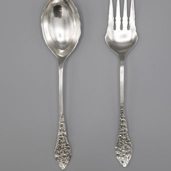 Pair of American Reed and Barton Sterling Silver Salad Servers