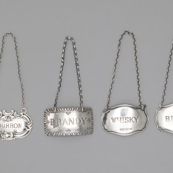 Sterling Silver Liquor/Decanter Labels
